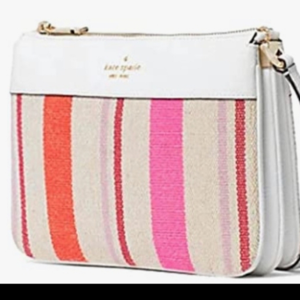 KATE SPADE NEW YORK LEILA Triple Gusseted Cross Body Bag